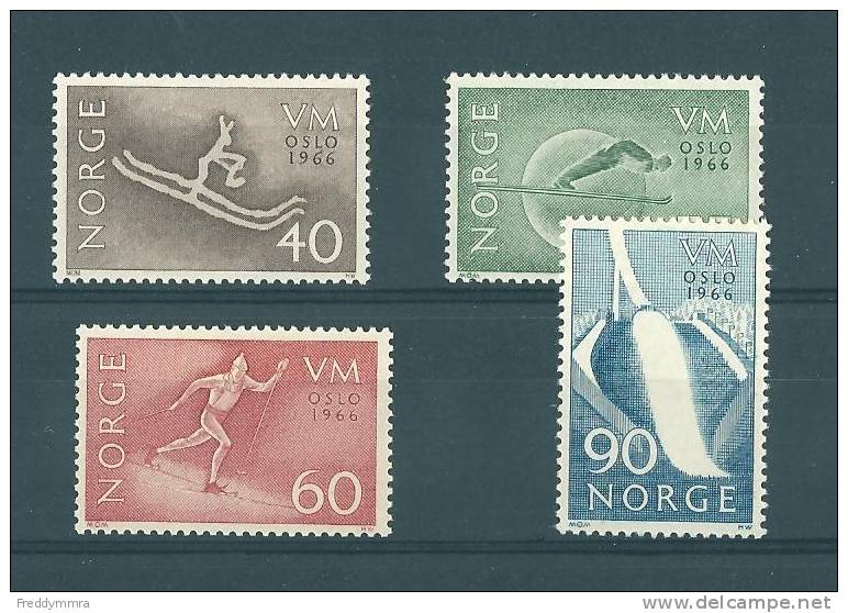 Norvège: 491/ 494** - Unused Stamps