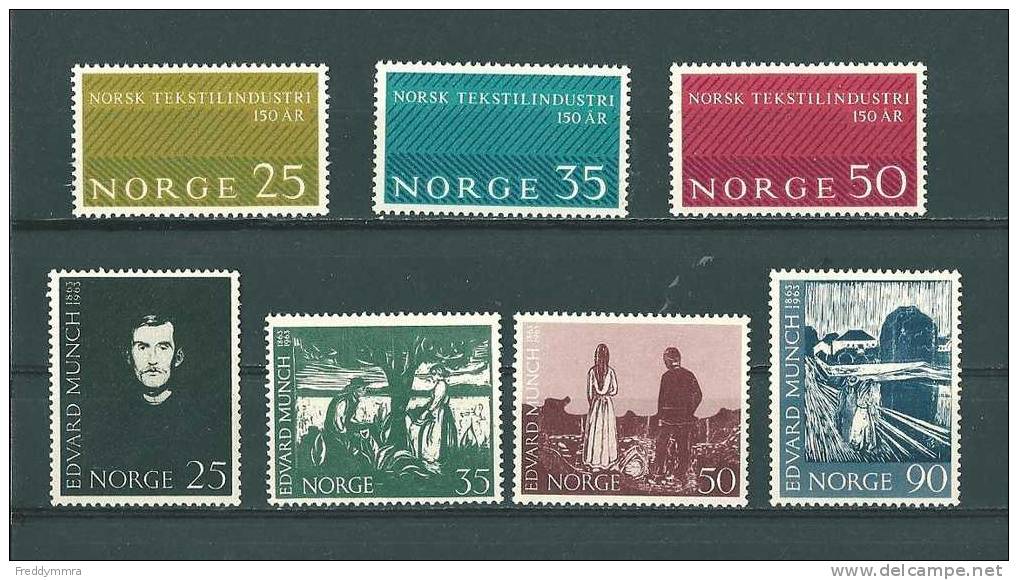 Norvège: 462/ 468 ** - Ungebraucht