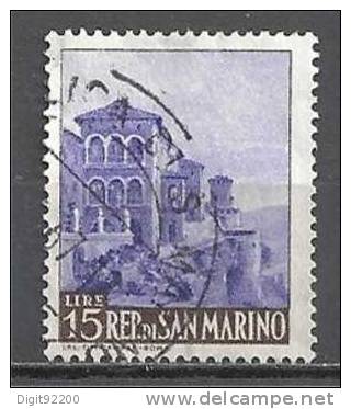 1 W Valeur - SAN MARINO - Oblitérée, Used - Mi 858 * 1966 - N° 1039-3 - Oblitérés