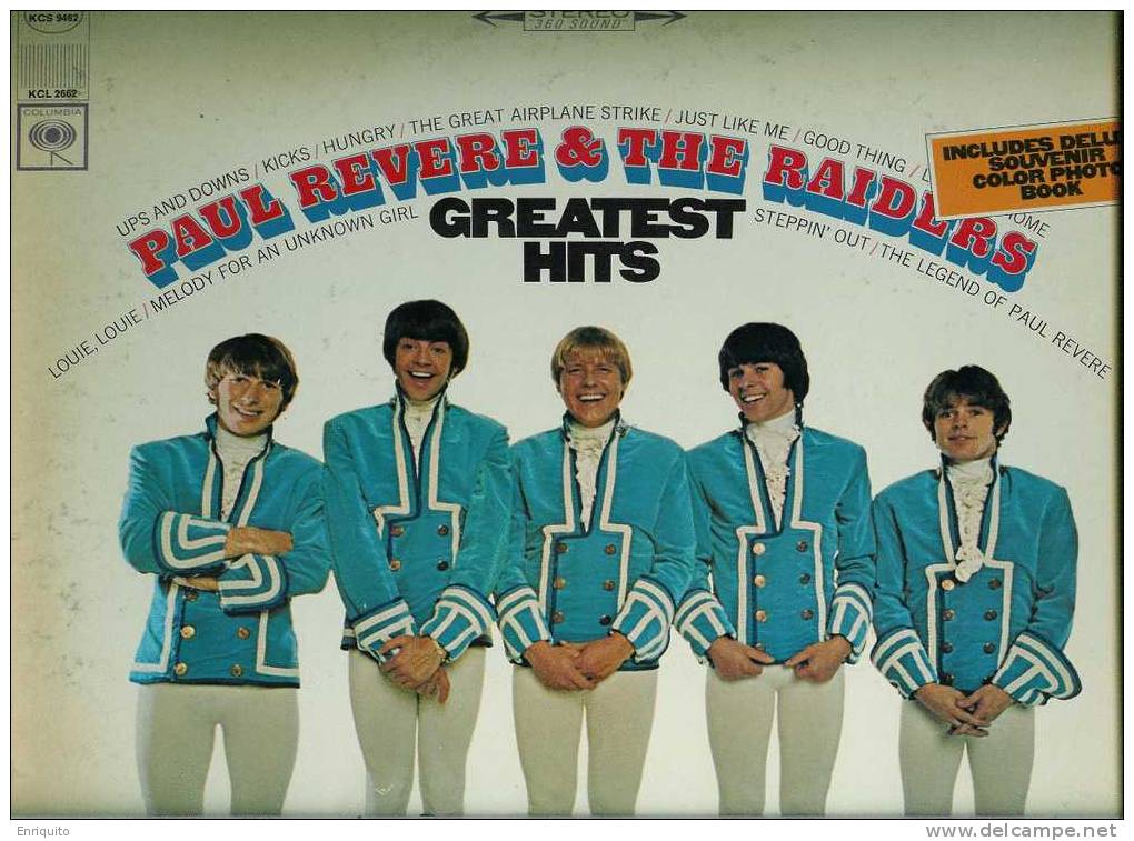 PAUL REVERE AND THE RAIDERS  * GREATEST HITS* - Jazz