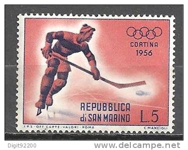 1 W Valeur - SAN MARINO - Non Oblitérée, Unused - Mi 539 * 1955 - N° 1027-3 - Unused Stamps