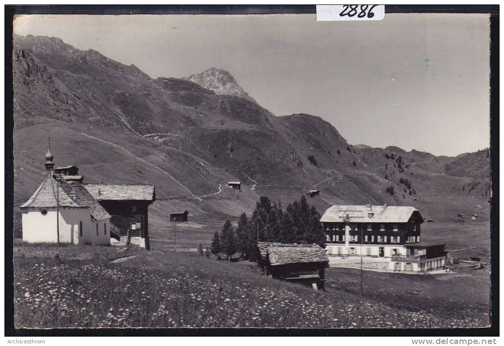 Riederalp – Hotel Und Kapelle : Ob Mörel , Bettmerhorn (2886) - Riederalp