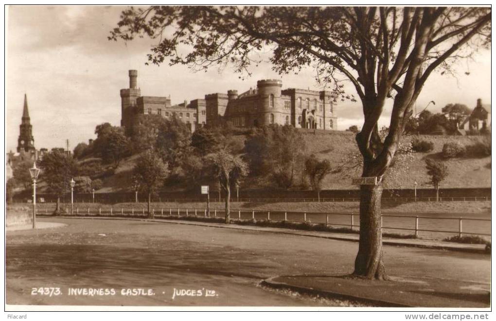 10373   Regno  Unito   Scozia  Inverness  Castle  VG  1955 - Inverness-shire