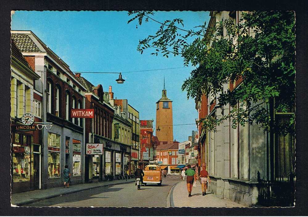 RB 634 - Postcard Shops & Traffic At Enschede Netherlands - Enschede