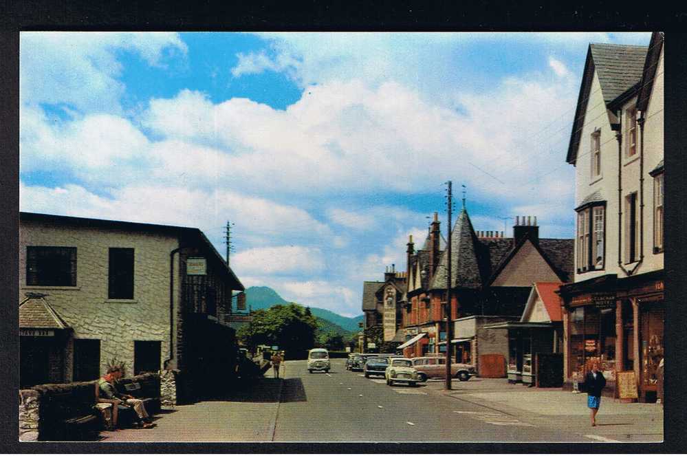 RB 634 - Aberfoyle Clachan Hotel Main Road & Cars Trossachs Perthshire Scotland - Perthshire