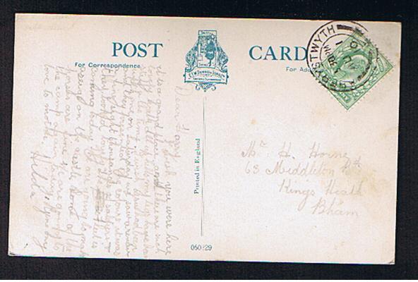 RB 634 - 1910 Postcard Marine Parade Aberystwyth Cardiganshire Wales - Cardiganshire