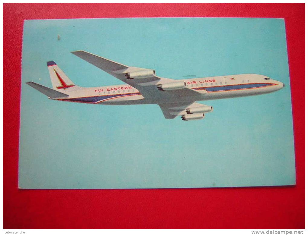 CPSM -THEME AVIATION-FLY EASTERN AIR LINES- VOYAGEE 1963 -TIMBRE -PHOTO RECTO/ VERSO - 1946-....: Moderne