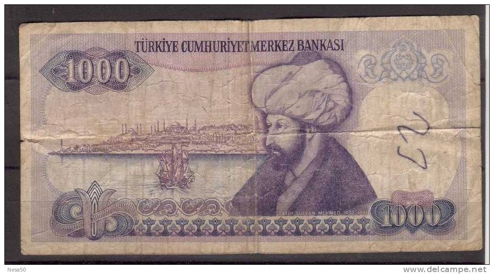 Turkije 1000 L 1970   Gebruikt - Turkije