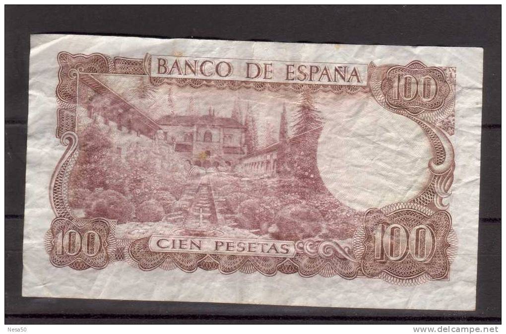 Spanje 100 Pesetas 17-11-1970   Gebruikt - 100 Peseten
