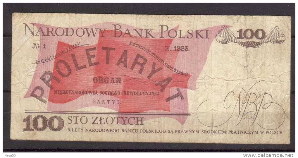 Polen 100 Zlotych 1986    Gebruikt - Poland