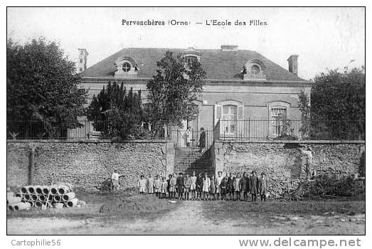 61 PERVENCHERES . -  L' Ecole Des Filles - Pervencheres