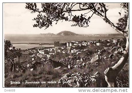 FORMIA ( LATINA ) PANORAMA CON VEDUTA DI GAETA - - Latina