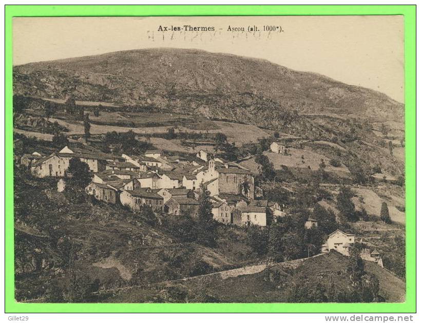 AX-LES-THERMES (09) - VUE GÉNÉRALE & ASCOU - - Varilhes