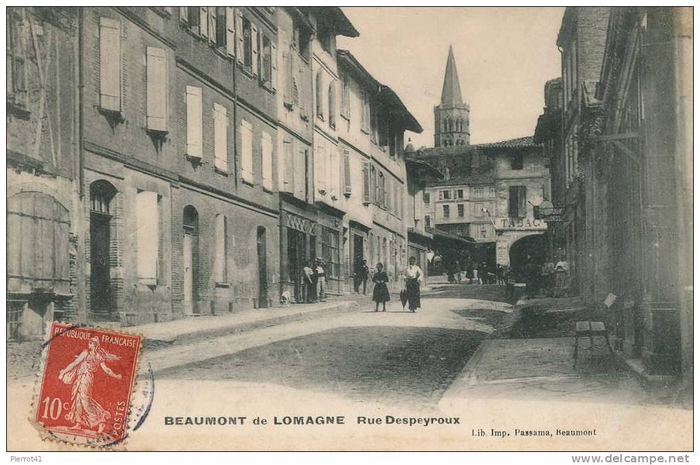 BEAUMONT DE LOMAGNE - Rue Despeyroux - Beaumont De Lomagne