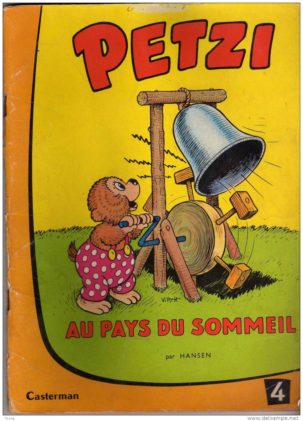 BD PETZI 1 ERE SERIE  - 4 LIVRES DE 1965  A 1974  -  VOIR LES SCANNERS - Petzi