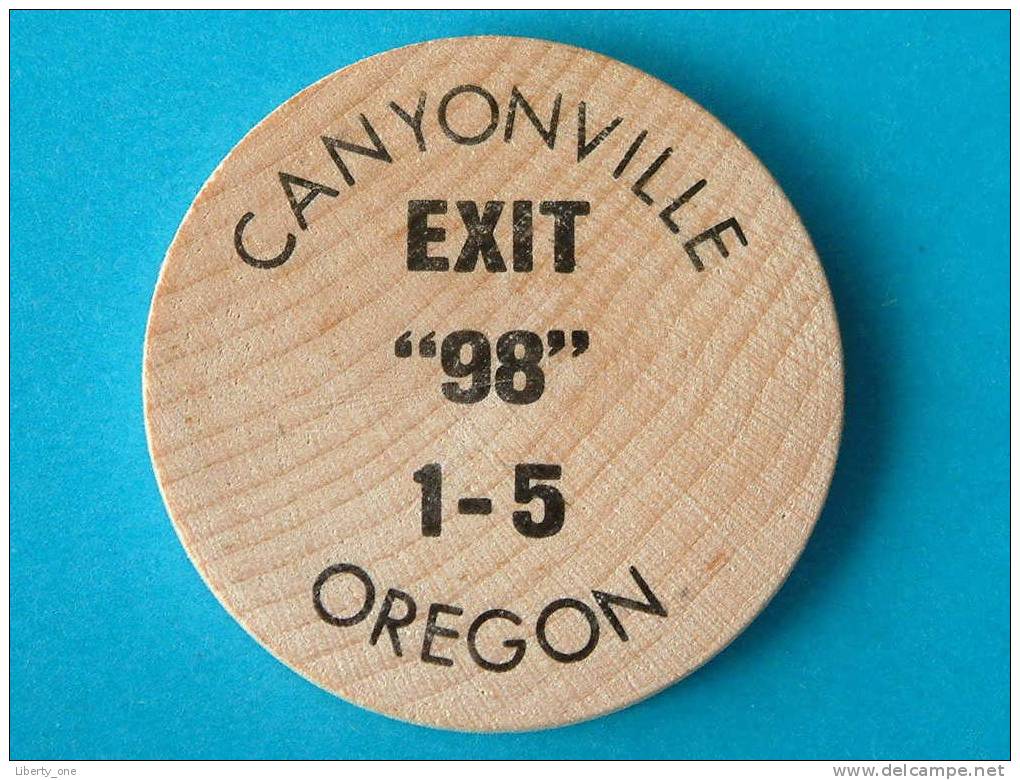 CANYONVILLE EXIT "98" 1-5 OREGON / THE FAMOUS FEED LOT RESTAURANT - FREE COFFEE ...... ( For Grade, Please See Photo ) ! - Autres & Non Classés