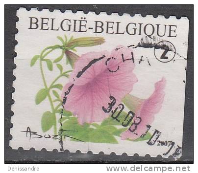 Belgique 2007 COB 3722A O Cote (2016) 2.50 Euro Petunia Cachet Rond - Gebraucht