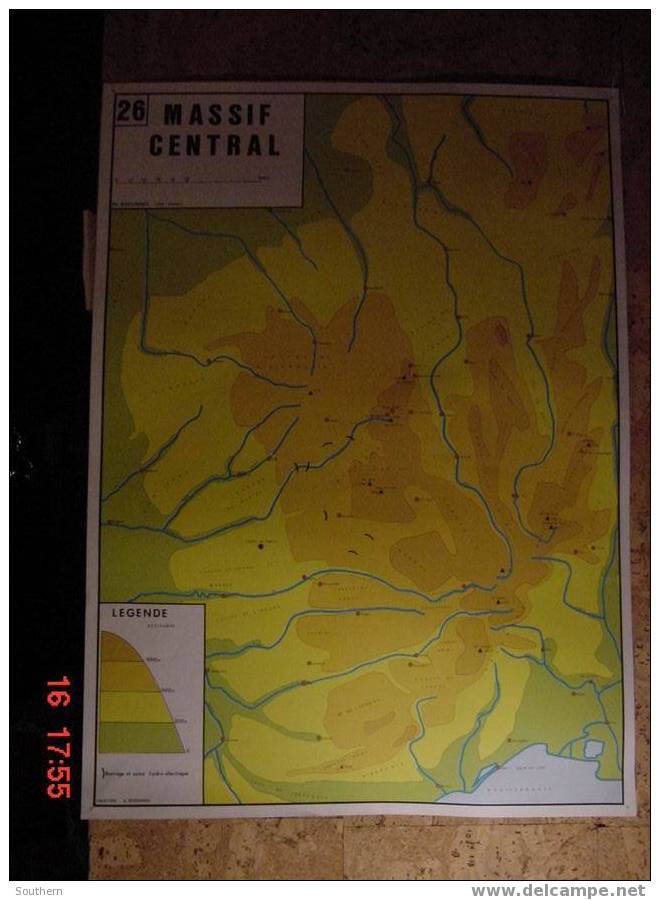 Tableau Scolaire Ph. Rossignol - Bassin Aquitain - Massif Central - Schede Didattiche