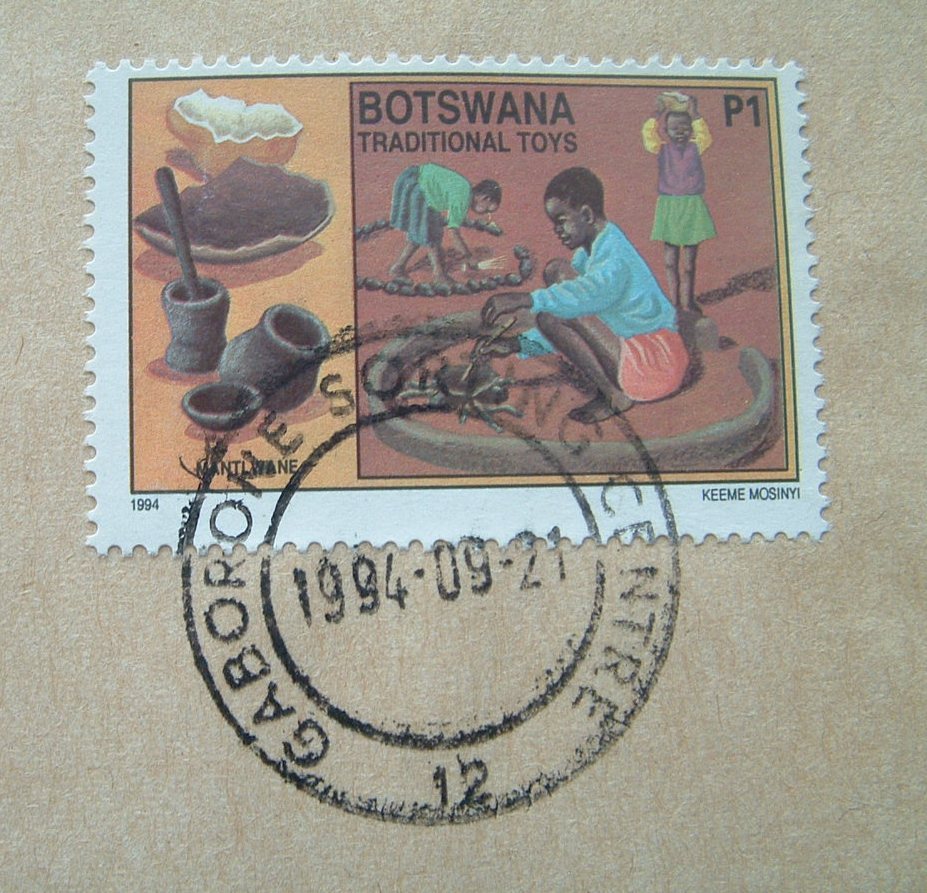 Botswana 1994  Cover To Hong Kong - Traditional Toys - Children - Botswana (1966-...)