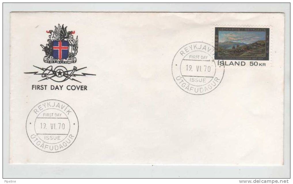 Iceland FDC 19-6-1970 - FDC