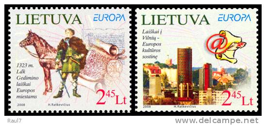 EUROPA -CEPT 2008 LITHUANIA  2V NEUF ** (MNH) - 2008