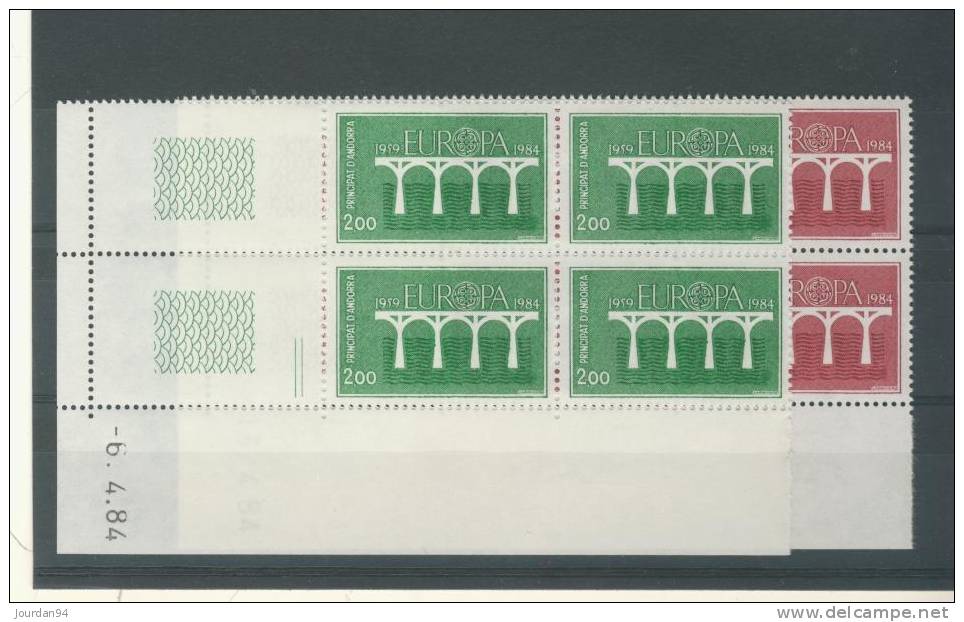 ANDORRE     N°  329   /   330 - Blocks & Sheetlets