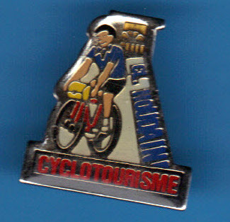 10130-pin's Cyclisme.cyclotourisme.Houda In   Nord-Pas-de-Calais - Cycling