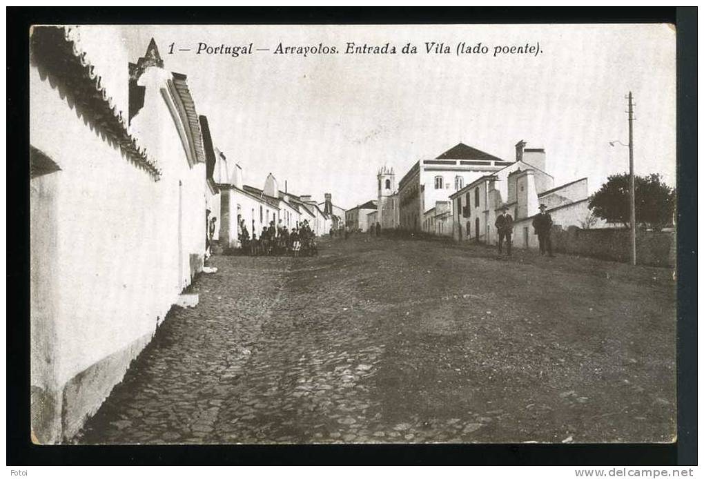 OLD REAL PHOTO POSTCARD ARRAIOLOS EVORA PORTUGAL - Evora