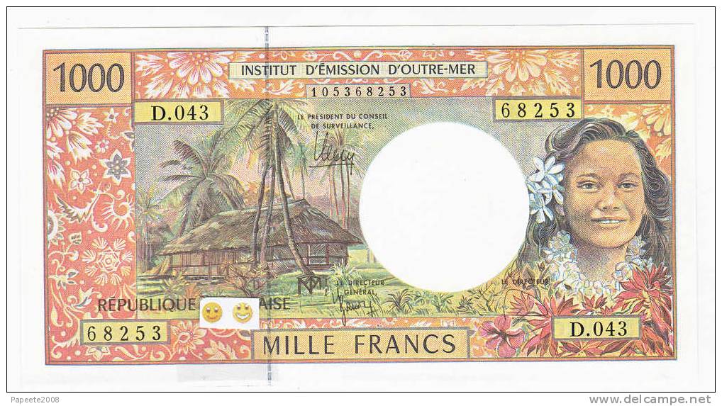 Polynésie Française - 1000 FCFP - D.043 / 2010 / Signatures Barroux-Noyer-Besse - Neuf / Jamais Circulé - Französisch-Pazifik Gebiete (1992-...)
