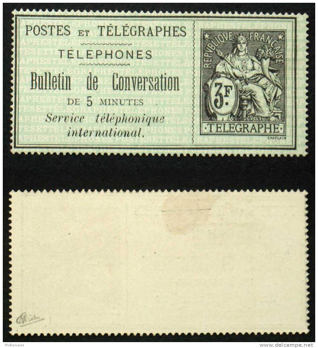 TELEPHONE N° 11 -  B/TB Neuf   - Cote 485€ Signé Calves - Télégraphes Et Téléphones