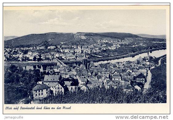 BERNHASTEL-KUES - Allemagne - Blick Auf Bernkastel Und Kues An Der Mosel - D-2 - Bernkastel-Kues