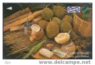 # MALAYSIA UP19 Lat Cartoon Malaysia Life - Durian 10 Gpt   Tres Bon Etat - Malaysia