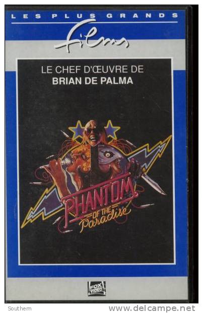 K7 Vidéo VHS Secam   Brian De Palma  " Phantom Of The Paradise " VO Sous Titrée - Klassiekers