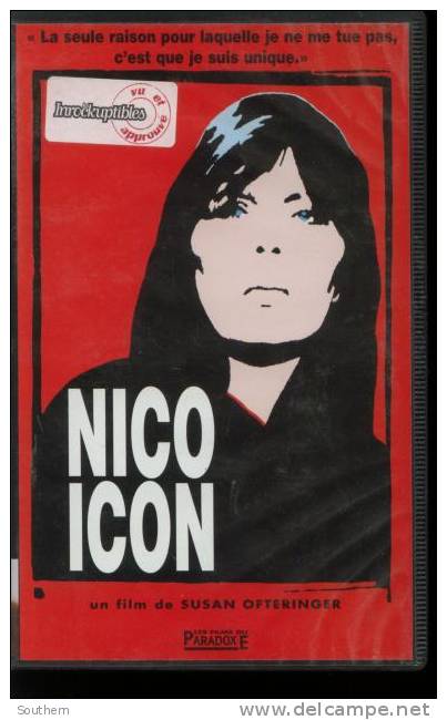 K7 Vidéo VHS Secam  Susan Ofteringer  " Nico Icon " - Classic