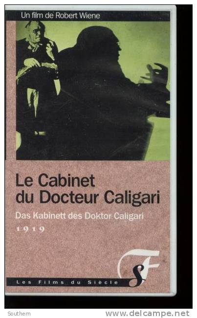 K7 Vidéo VHS Secam  Robert Wiene " Le Cabinet Du Docteur Caligari " - Classiques