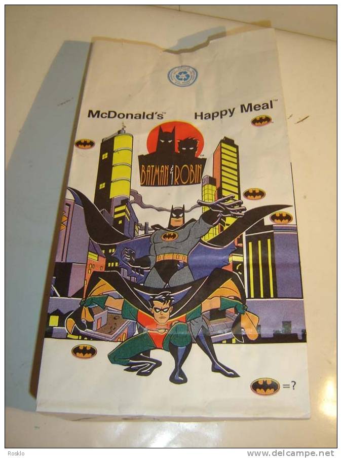 BATMAN / SAC HAPPY MEAL  1996 / TRES BEL  ETAT - Batman