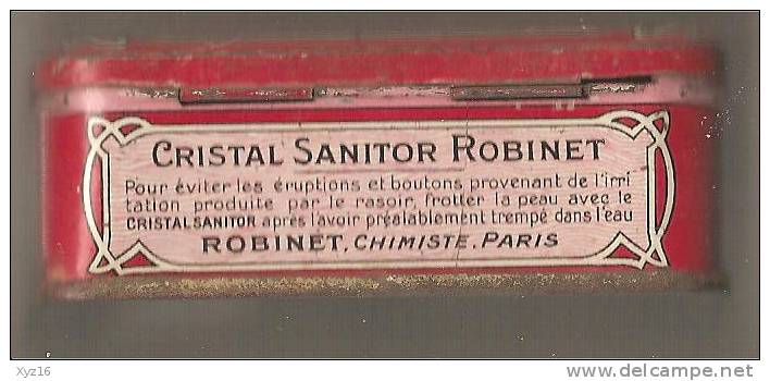 Boite Pleine CRISTAL SANITOR Adoucissant Antiseptique ROBINET Chimiste PARIS - Scatole