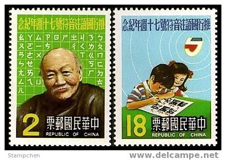 Taiwan 1983 70th Anni Of Mandarin Phonetic Symbols Stamps Famous Book - Unused Stamps