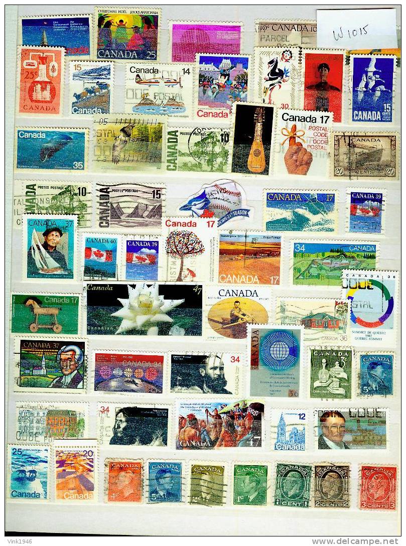 WORLD CANADA, SMALL LOT, SEE SCAN (W1015) - Collections
