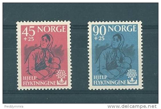Norvège:400/ 401 ** - Unused Stamps