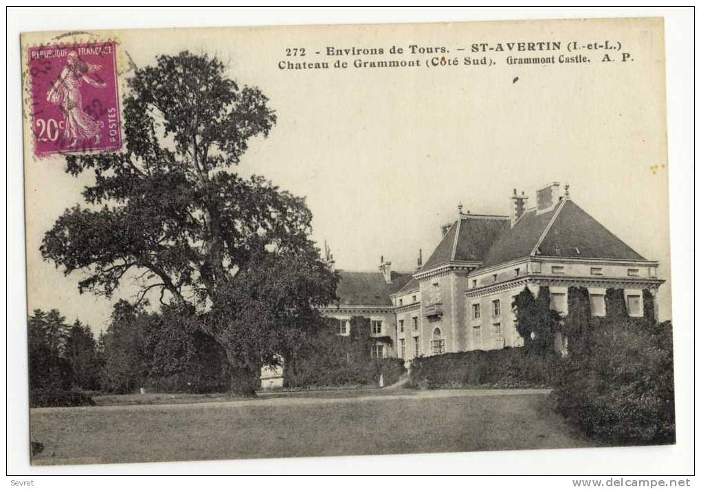 SAINT-AVERTIN. - Château De GRAMMONT. - Côté Sud - Saint-Avertin