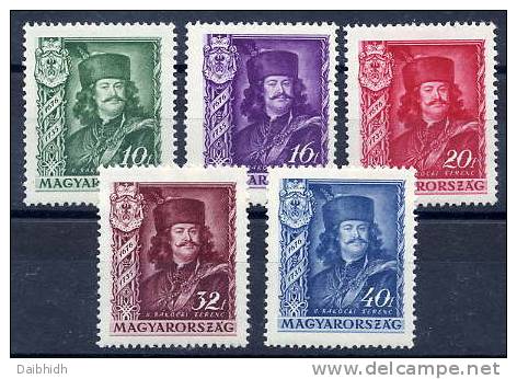 HUNGARY 1935 Rackoczi Bicentenary Set MNH / ** - Ongebruikt