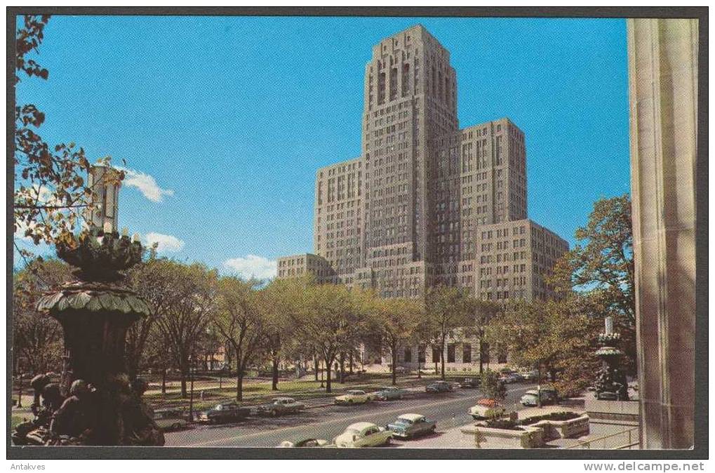 USA PC Alfred E.Smith State Office Bldg., At Night, Albany, New York - Albany