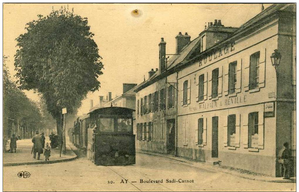 AY -- Boulevard  Sadi-Carnot            Petit Trou De Punaise - Ay En Champagne