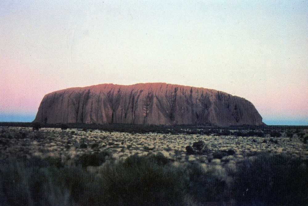 Australia 1976 Ayers Rock -World's Largest Monolith Prepaid PC Unused - Uluru & The Olgas