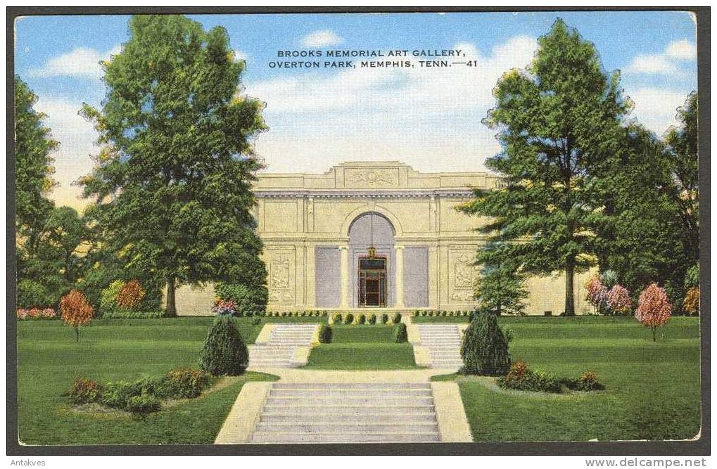 USA PC Brooks Memorial Art Gallery, Overton Park, Memphis, Tennessee - Memphis