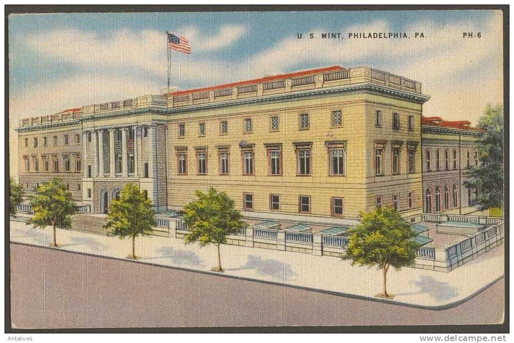 USA PC U.S. Mint. Philadelphia, Pennsylvania - Philadelphia