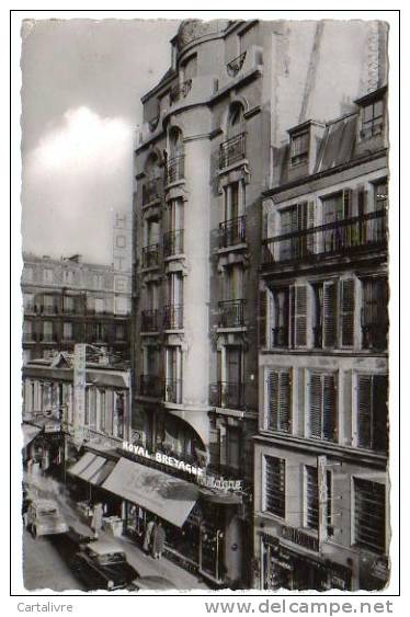 CPSM 1965 : HOTEL ROYAL BRETAGNE 11 Bis, Rue De La Gaité - Fauchais Propriétaire - 14e PARIS Animée - Arrondissement: 14