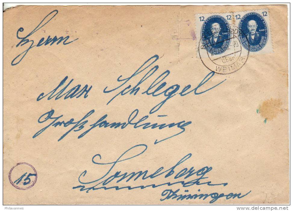 Berlin 1950  Sur Plank   ( 1035/d173) - Covers & Documents