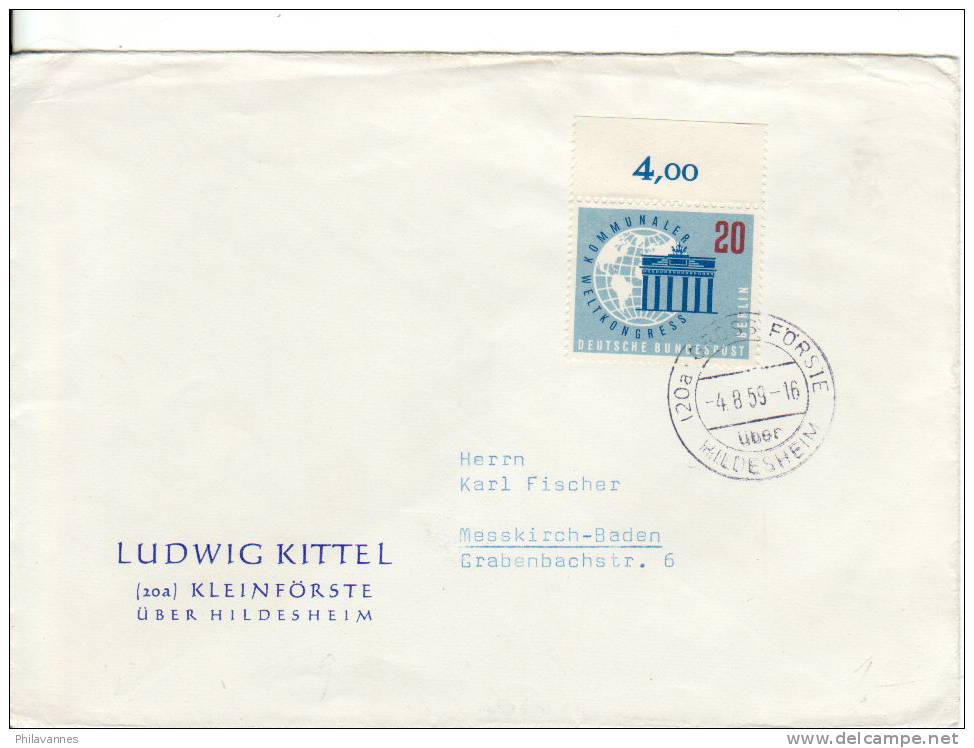 Gross Förste De 1959    ( 1035/d202) - Lettres & Documents